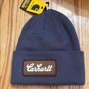 NWT Carhartt Men's Knit Cuffed Script Patch Beanie